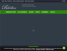 Tablet Screenshot of hotelbelvedere.ro